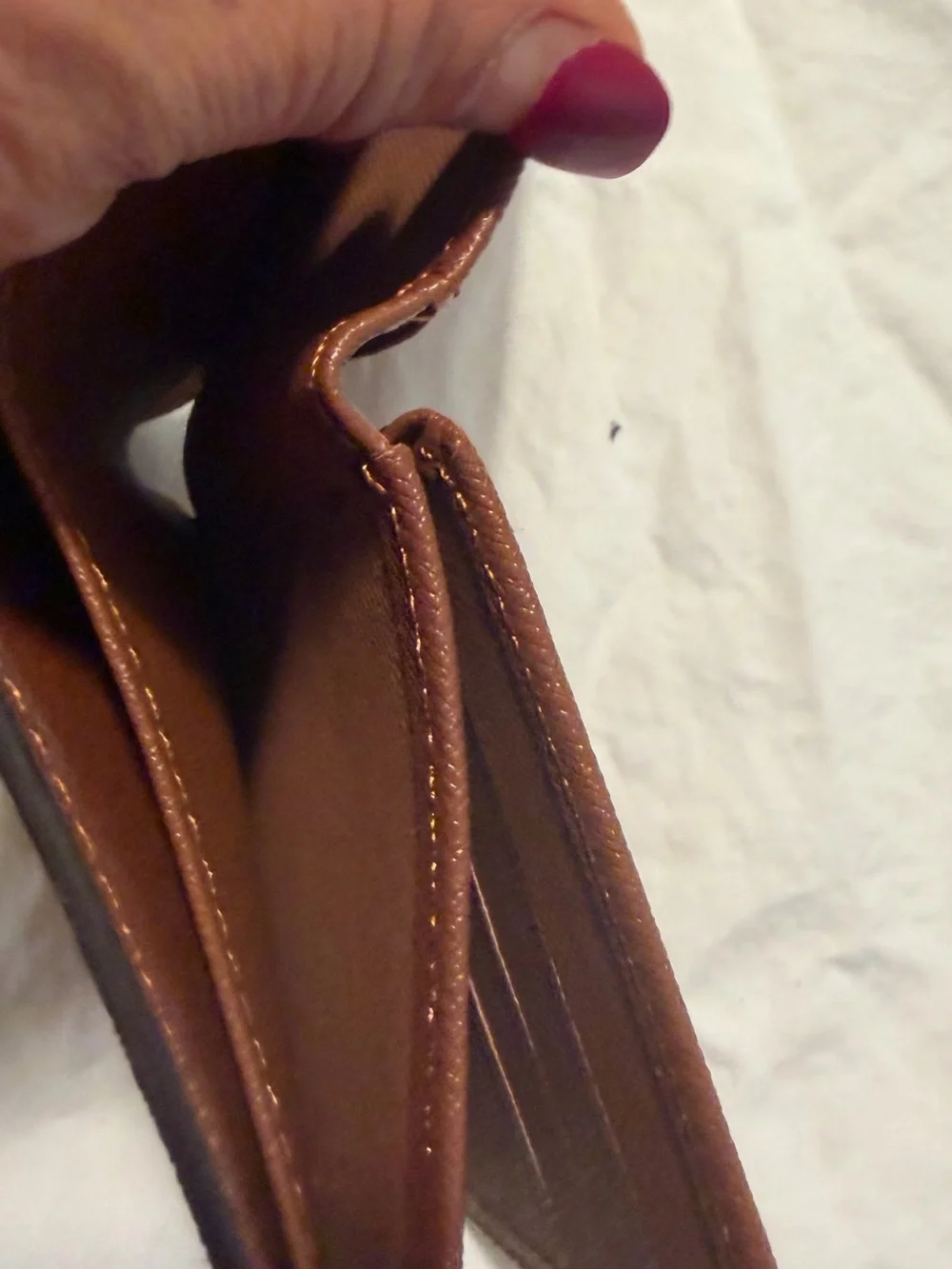Louis Vuitton Monogram Card & Key Holder in Brown and Tan